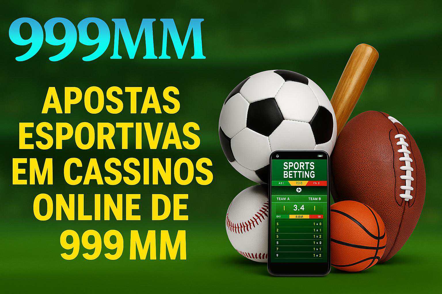 Apostas esportivas no cassino online 999MM